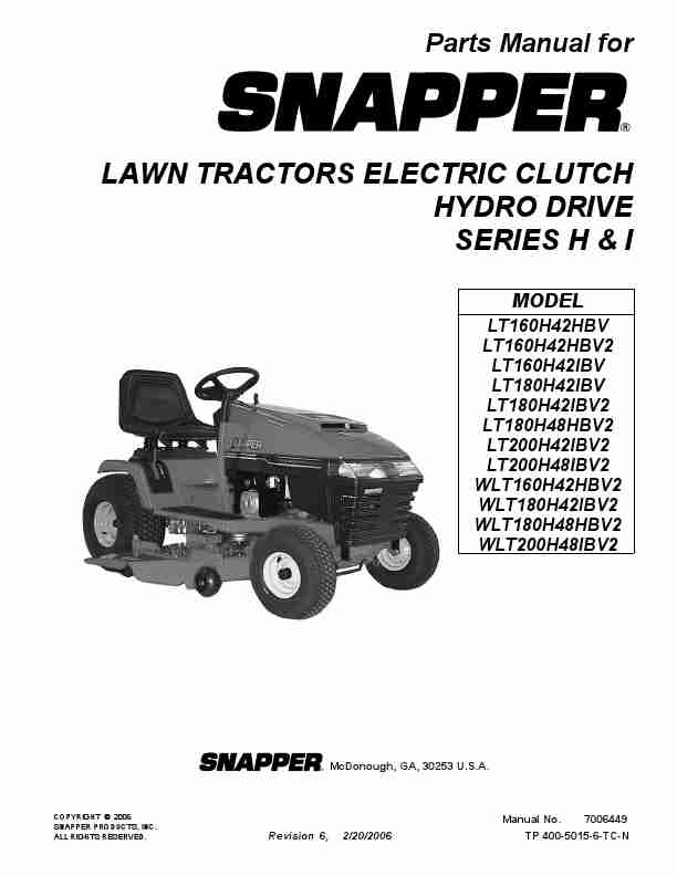 Snapper Lawn Mower LT160H42HBV-page_pdf